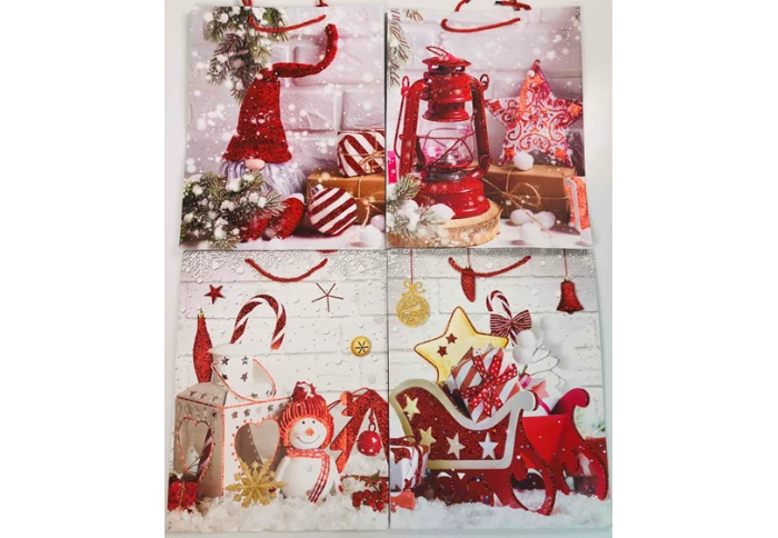 Пакет подарунковий Яскравий рік 31*40*12см (102-1043), Olens, Арт.67433