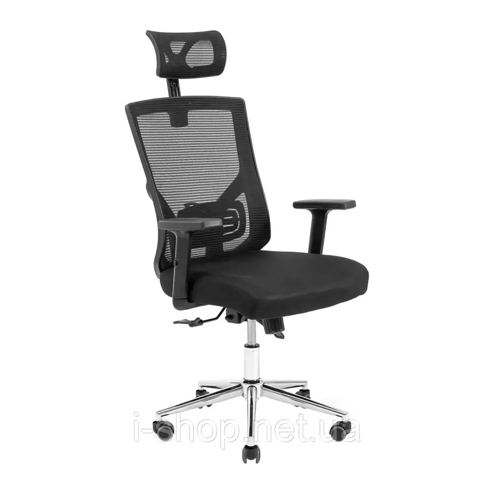 Крісло Richman Роджер Хром M-2 (Anyfix) Сітка чорна