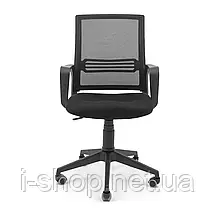 Крісло Richman Джина Пластик Піастра Сітка чорна, фото 2