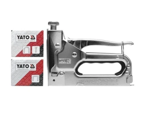 Степлер з регулятором сили для скоб і цвяхів YATO YT-7000