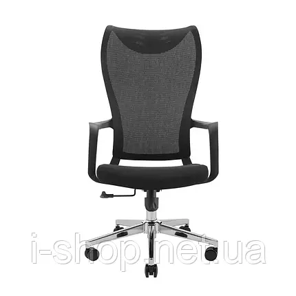 Крісло Richman Етер Хром M-1 (Tilt) Сітка чорна, фото 2