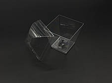 Десертниця з кришкою прозорий. (95х70х45мм) Набір 10 штук 200мл