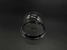 Упаковка купольна для тістечка. Колір чорний 8,5х8,5см Набір 10шт