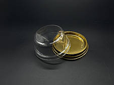 Упаковка для тістечка. Колір золотий 5х7,5см Набір 10шт