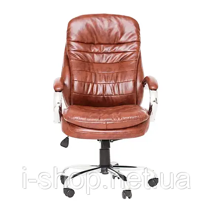 Крісло Richman Валенсія В Хром M-2 (Anyfix) Коричневий, фото 2