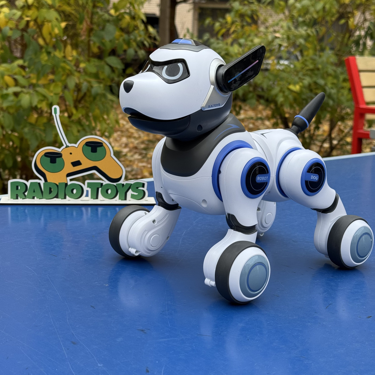 Песик на радіокеруванні “Volt” синій | Собака на пульті керування | Собака-робот на радіоуправлінні, фото 1