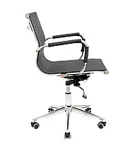 Крісло Richman Кельн ЛБ Хром DT (Deep Tilt) Сітка чорна, фото 3