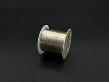 Мідний дріт для виготовлення прикрас. Колір срібний. 0,3мм 100м