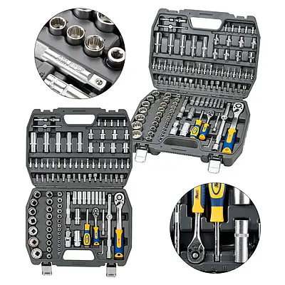 Великий набір інструментів KRAFT 108 одиниць 1/2 & 1/4 для авто