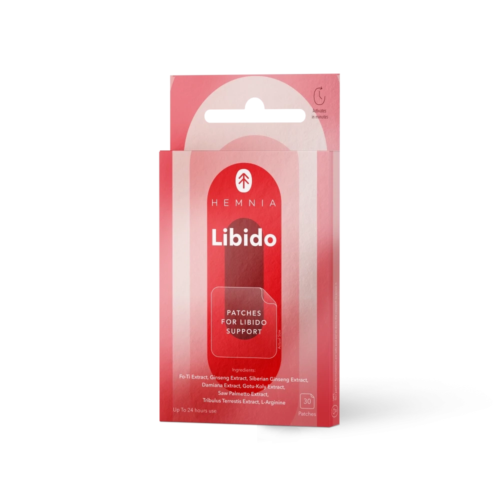 🌿Пластирі Hemnia Libido | 30 шт | Підтримка лібідо | Натуральні екстракти, фото 1