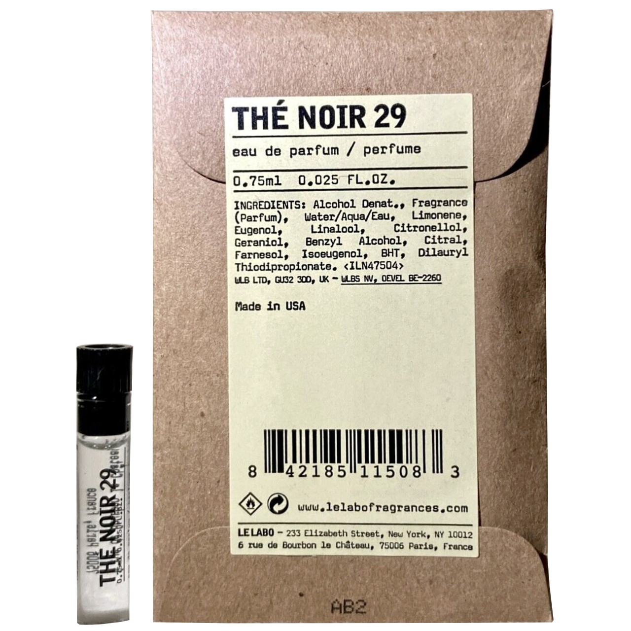 Le Labo The Noir 29 Парфумована вода (пробник) 0.75ml (842185115083)