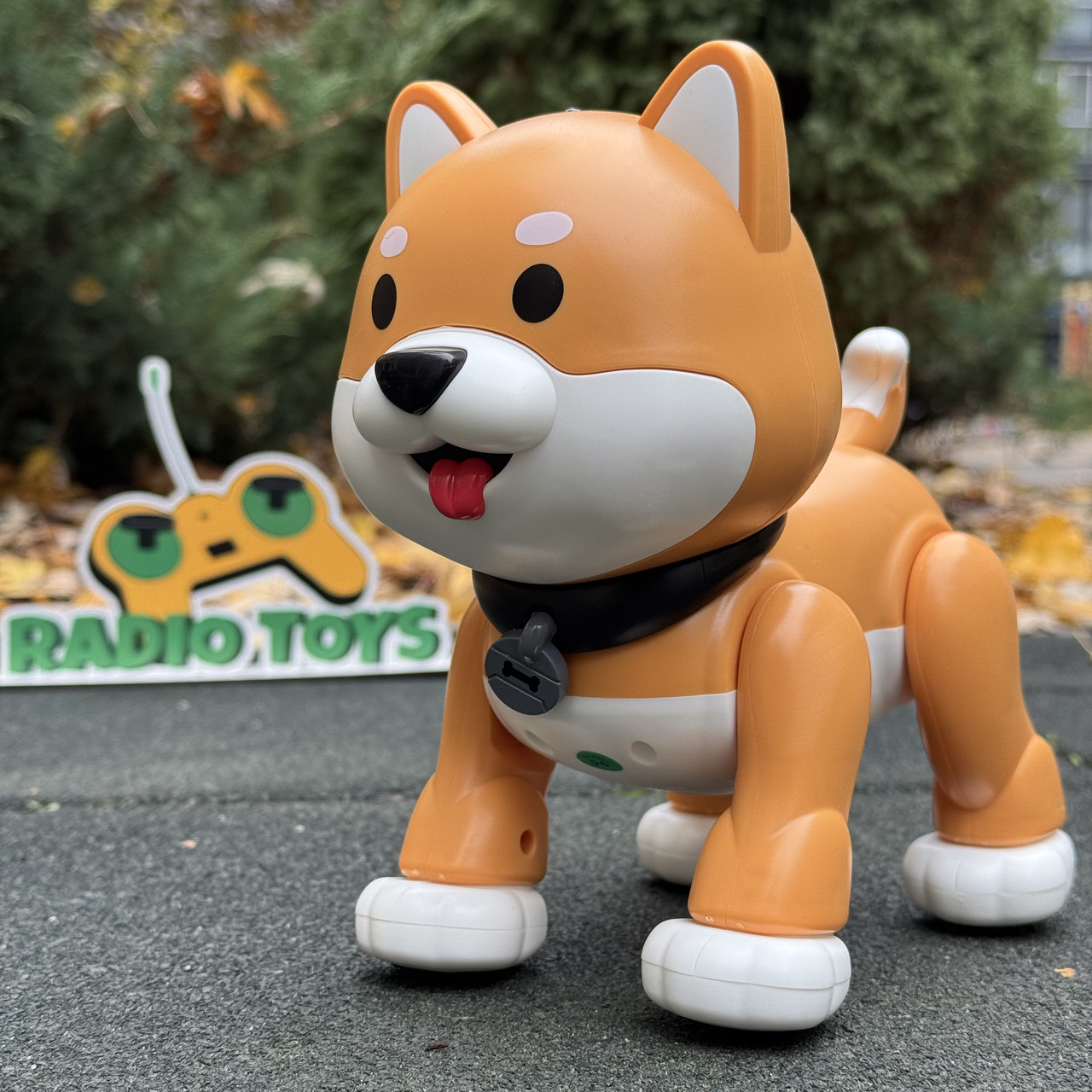 Інтерактивна Собачка на радіокеруванні “Hasky ” руда | Собака на пульті керування | Песик-робот на радіоуправлінні, фото 1