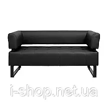 Диван Richman Офіс Подвійний зі спинкою і підлокітниками на металокаркасі Роккі 100, фото 2