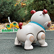 Інтерактивний Песик на радіокеруванні “Спайк” помаранчевий | Собака на пульті керування | Собачка-робот на радіоуправлінні, фото 7