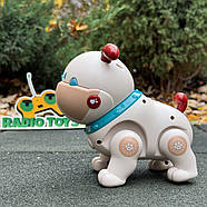 Інтерактивний Песик на радіокеруванні “Спайк” помаранчевий | Собака на пульті керування | Собачка-робот на радіоуправлінні, фото 5