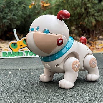 Інтерактивний Песик на радіокеруванні “Спайк” помаранчевий | Собака на пульті керування | Собачка-робот на радіоуправлінні