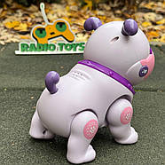 Інтерактивний Песик на радіокеруванні “Спайк” рожевий | Собака на пульті керування | Собачка-робот на радіоуправлінні, фото 2