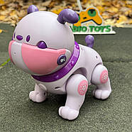 Інтерактивний Песик на радіокеруванні “Спайк” рожевий | Собака на пульті керування | Собачка-робот на радіоуправлінні, фото 4