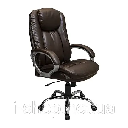 Крісло Richman Еліт Про Ю Хром П2 M-1 (Tilt) Прайм Еспрессо, фото 1