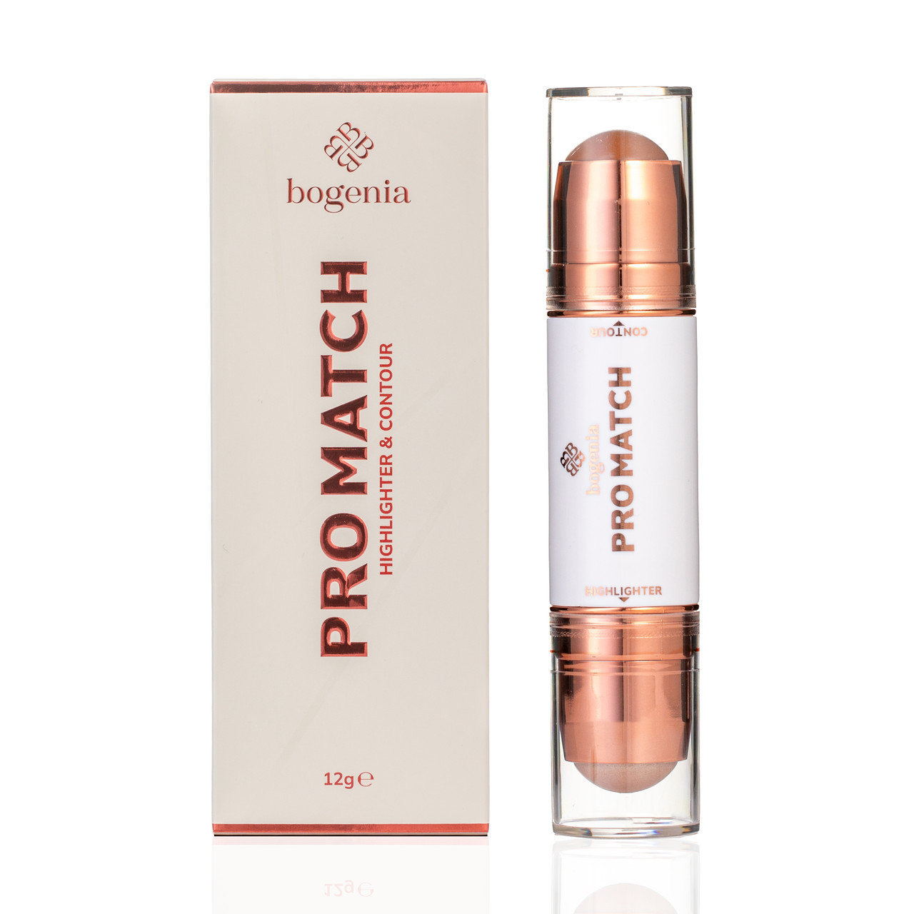 BG656 Хайлайтер та контур MATCH Stick Highlighter & Contour Bogenia №02, фото 1
