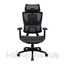 Крісло Richman Ерготекс Пластик Synchro Сітка Чорна, фото 2