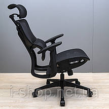 Крісло Richman Ерготекс Пластик Synchro Сітка Чорна, фото 4