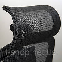 Крісло Richman Ерготекс Пластик Synchro Сітка Чорна, фото 5