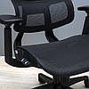 Крісло Richman Ерготекс Пластик Synchro Сітка Чорна, фото 7