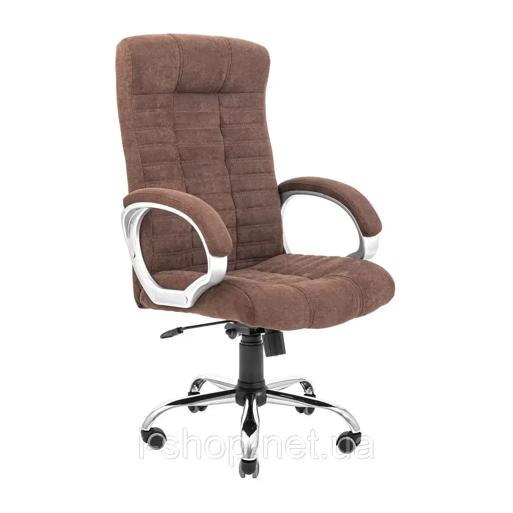 Крісло Richman Атлант Хром П2 M-2 (Anyfix) Місті Шоколад