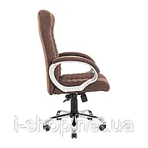 Крісло Richman Атлант Хром П2 M-2 (Anyfix) Місті Шоколад, фото 3