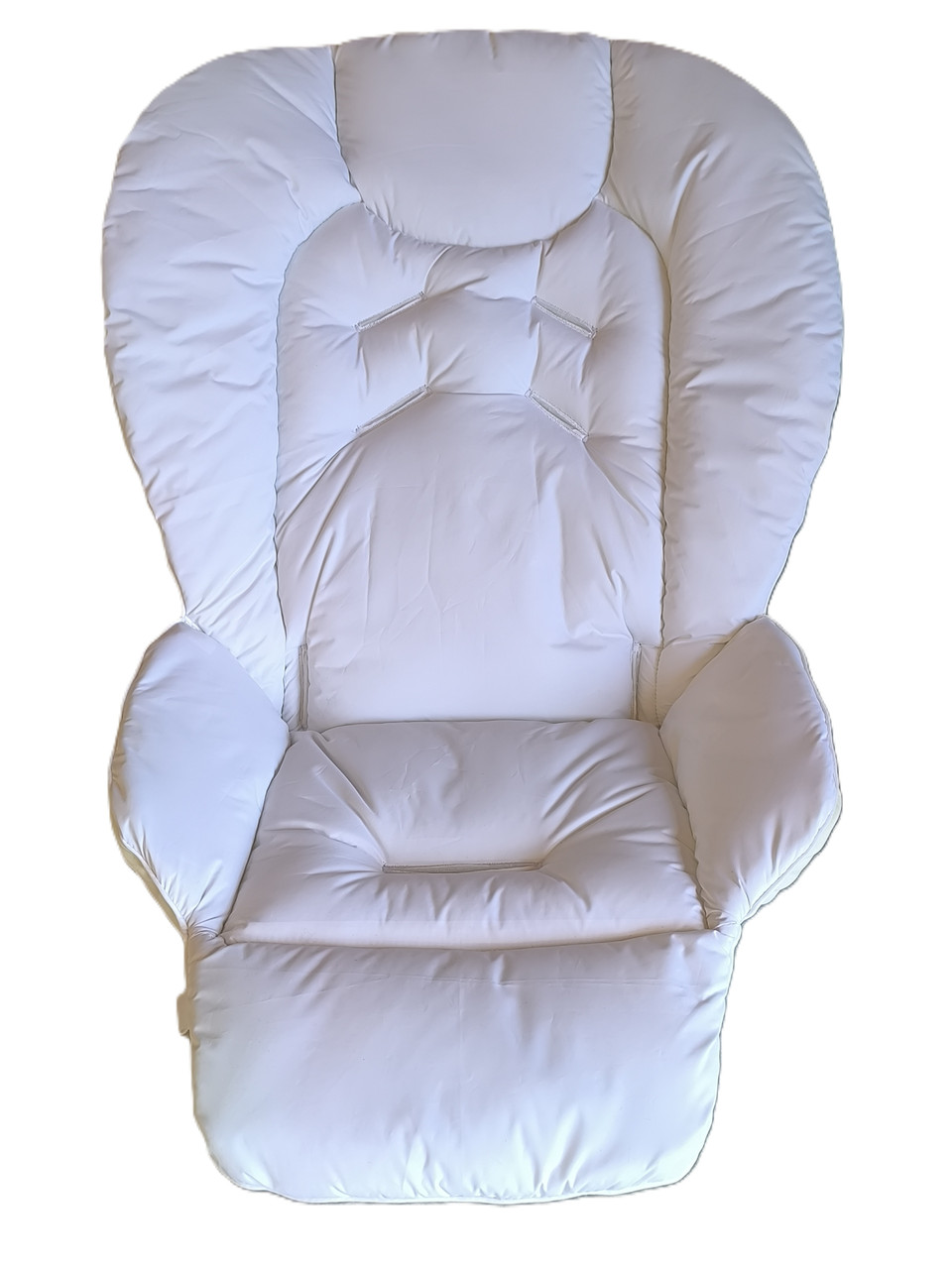 Чохол на стільчик для годування Chicco Polly 2 в 1 плащівка Білий DavLu (2in1000014), фото 1