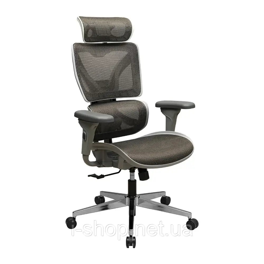 Крісло Richman Перфоманс Хром Synchro Сітка Сіра