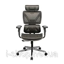 Крісло Richman Перфоманс Хром Synchro Сітка Сіра, фото 2