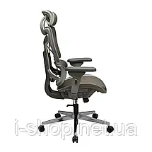 Крісло Richman Перфоманс Хром Synchro Сітка Сіра, фото 3