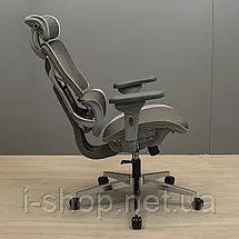 Крісло Richman Перфоманс Хром Synchro Сітка Сіра, фото 4