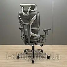 Крісло Richman Перфоманс Хром Synchro Сітка Сіра, фото 5