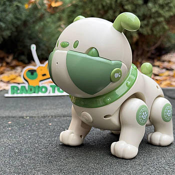 Інтерактивний Песик на радіокеруванні “Спайк” зелений | Собака на пульті керування | Собачка-робот на радіоуправлінні
