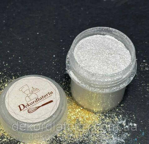 Харчовий блиск Sparkling silver 50 гр