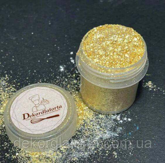 Харчовий блиск Shiny gold (Гліттер) 1кг