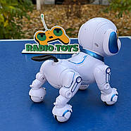 Інтерактивний Песик на радіокеруванні “Duke” синій | Собака на пульті керування | Собачка-робот на радіоуправлінні, фото 3