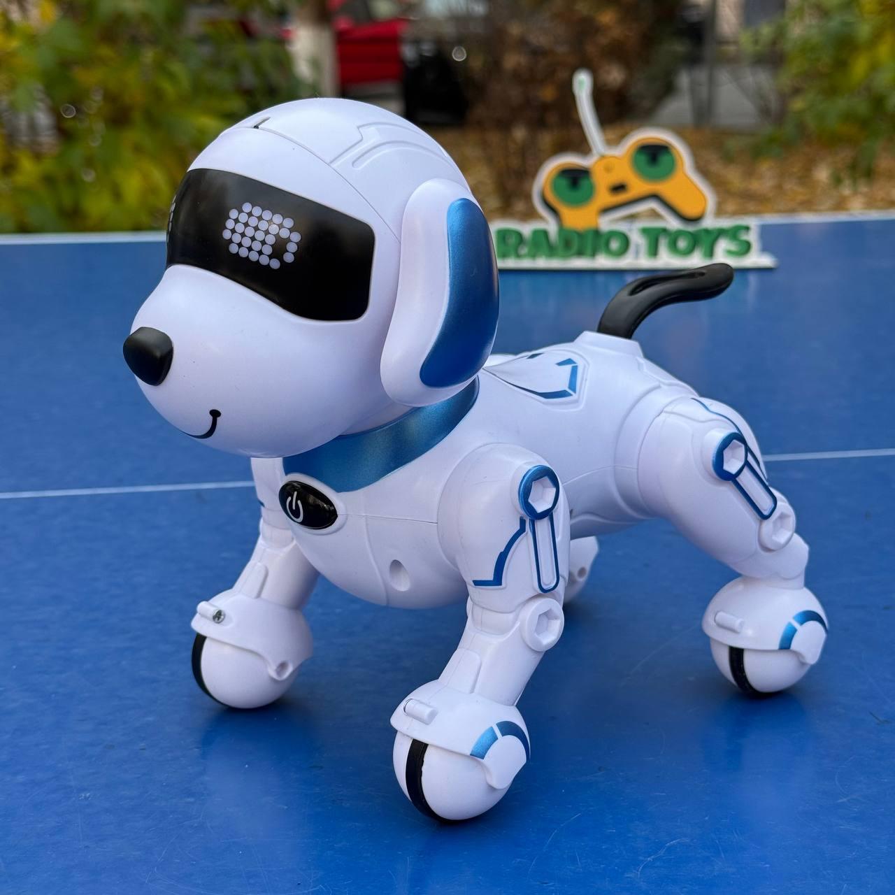 Інтерактивний Песик на радіокеруванні “Duke” синій | Собака на пульті керування | Собачка-робот на радіоуправлінні, фото 1