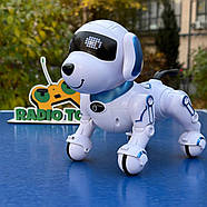 Інтерактивний Песик на радіокеруванні “Duke” синій | Собака на пульті керування | Собачка-робот на радіоуправлінні, фото 4