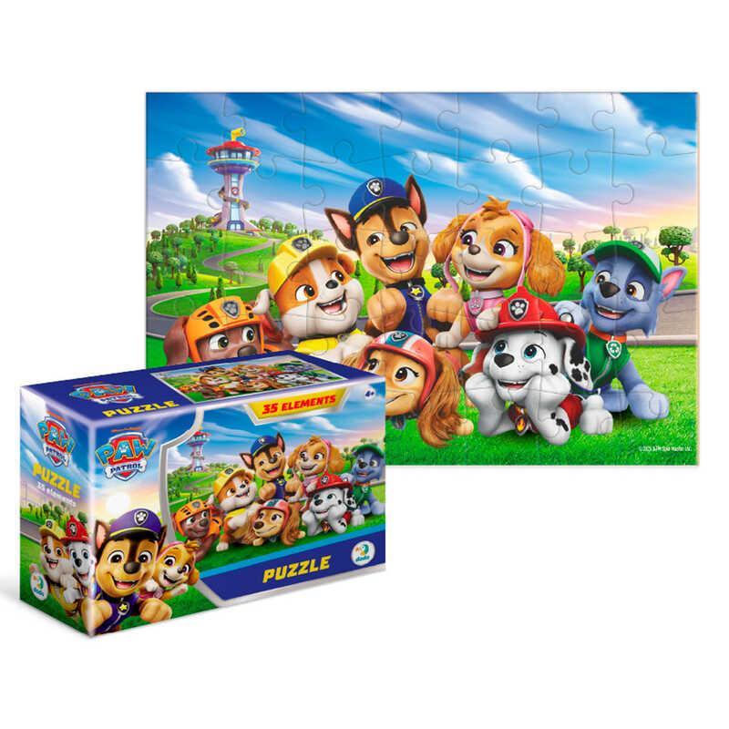 Гр Пазл-міні "Зустріч біля вежі" 200688  "DoDo", герої, 35 елементів, розмір 20х13 см, в коробці, фото 1