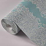 Шпалери вінілові на флізеліні 0.53 × 10.05 м Marburg 57110, багатоколірні — для вітальні, спальні, коридору, фото 4