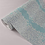 Шпалери вінілові на флізеліні 0.53 × 10.05 м Marburg 57110, багатоколірні — для вітальні, спальні, коридору, фото 2