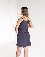 Сорочка з кліпсами для годування (графітовий), фото 4