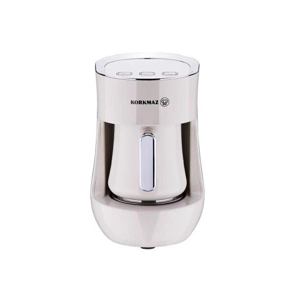 Електрична кавоварка турецька з туркою Korkmaz Otantik Ваниль A865-08, Кавомашина для дому