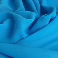 Ткань Шифон однотонный Голубая Бирюза