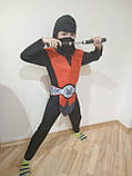 Детский карнавальний костюм Ніндзя 128-130 см б/в, фото 2