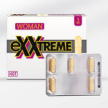 Капсули для жінок для підтримки жіночої енергії та бажання HOT eXXtreme Woman, 5 шт. 🌸